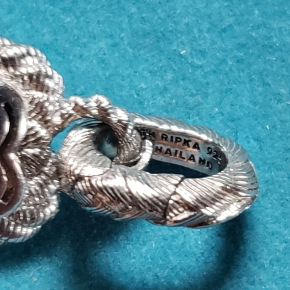 Judith ripka 925 necklace and cz heart pendant - Picture 9 of 9